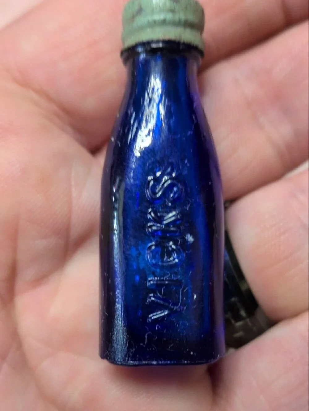 Vicks Drops And Other Vintage Mini Glass Bottle Collection - Assorted Colors